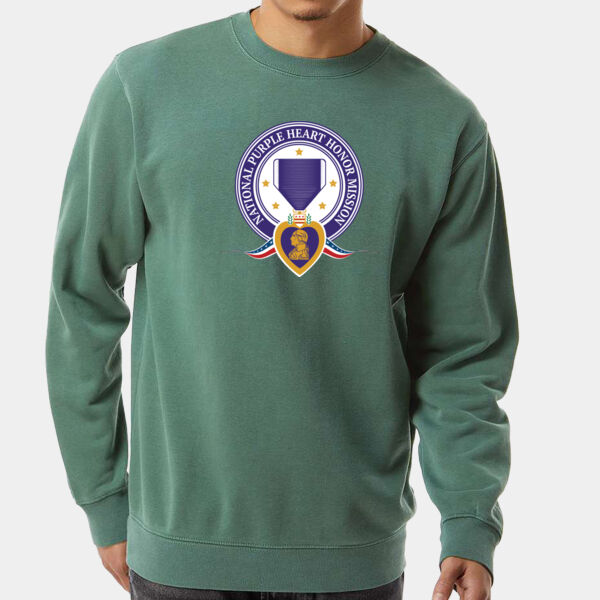 Logo - Midweight Pigment-Dyed Crewneck Sweatshirt Thumbnail