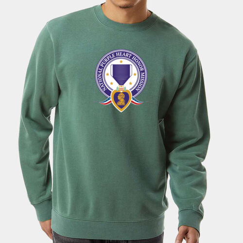 Logo - Midweight Pigment-Dyed Crewneck Sweatshirt Thumbnail